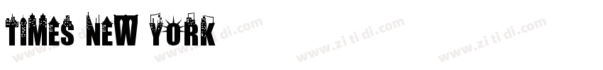 times new york字体转换